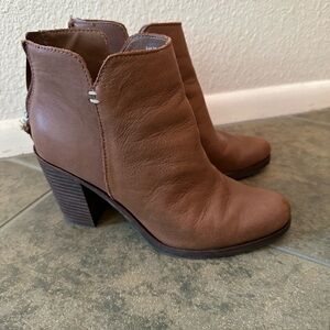 Brown Leather Ankle Boots